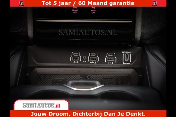 Dodge Ram 1500 Laramie Night | Face Lift | 420Pk 636 Nn | Extra Groot Scherm + Passagiers Scherm | Comfortabele Dubbele Cabine met Royale 5 Zitplaatsen | BPM vrij | Nu Leverbaar uit Voorraad | Voorraad Nr  2220 - 5039