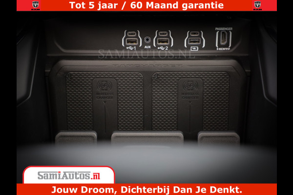 Dodge Ram 1500 Laramie Night | Face Lift | 420Pk 636 Nn | Extra Groot Scherm + Passagiers Scherm | Comfortabele Dubbele Cabine met Royale 5 Zitplaatsen | BPM vrij | Nu Leverbaar uit Voorraad | Voorraad Nr  2220 - 5039