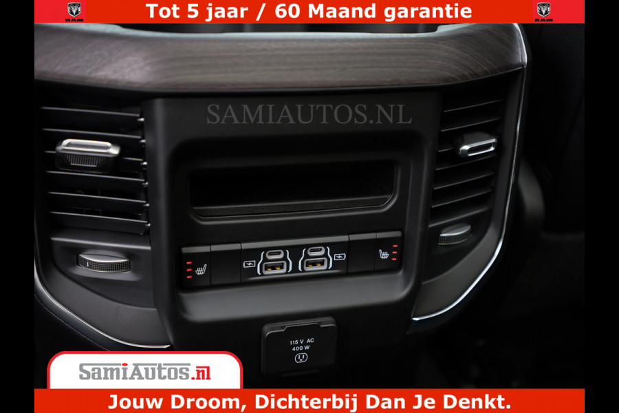 Dodge Ram 1500 Laramie Night | Face Lift | 420Pk 636 Nn | Extra Groot Scherm + Passagiers Scherm | Comfortabele Dubbele Cabine met Royale 5 Zitplaatsen | BPM vrij | Nu Leverbaar uit Voorraad | Voorraad Nr  2220 - 5039