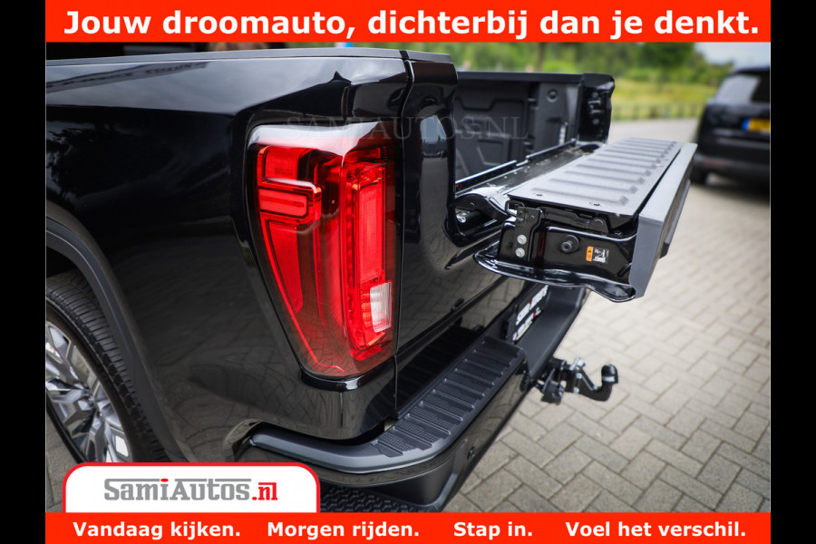 GMC Sierra DENALI | All-In Prijs | 6,2 V8 Full Option | De Meest Luxe Pick-Up in zijn Klasse | Comfortabele Dubbele Cabine met Royale 5 Zitplaatsen | BPM vrij | Nu Leverbaar uit Voorraad | Voorraad Nr 4420