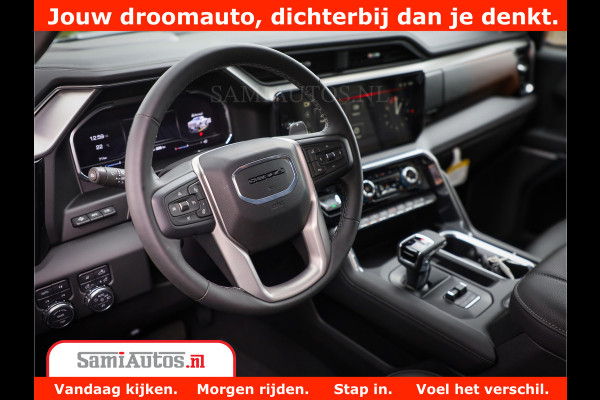 GMC Sierra DENALI | All-In Prijs | 6,2 V8 Full Option | De Meest Luxe Pick-Up in zijn Klasse | Comfortabele Dubbele Cabine met Royale 5 Zitplaatsen | BPM vrij | Nu Leverbaar uit Voorraad | Voorraad Nr 4420