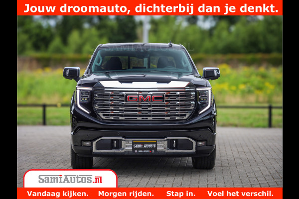 GMC Sierra DENALI | All-In Prijs | 6,2 V8 Full Option | De Meest Luxe Pick-Up in zijn Klasse | Comfortabele Dubbele Cabine met Royale 5 Zitplaatsen | BPM vrij | Nu Leverbaar uit Voorraad | Voorraad Nr 4420