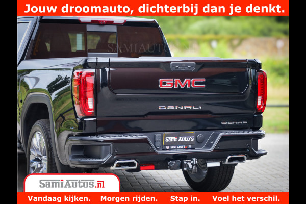 GMC Sierra DENALI | All-In Prijs | 6,2 V8 Full Option | De Meest Luxe Pick-Up in zijn Klasse | Comfortabele Dubbele Cabine met Royale 5 Zitplaatsen | BPM vrij | Nu Leverbaar uit Voorraad | Voorraad Nr 4420