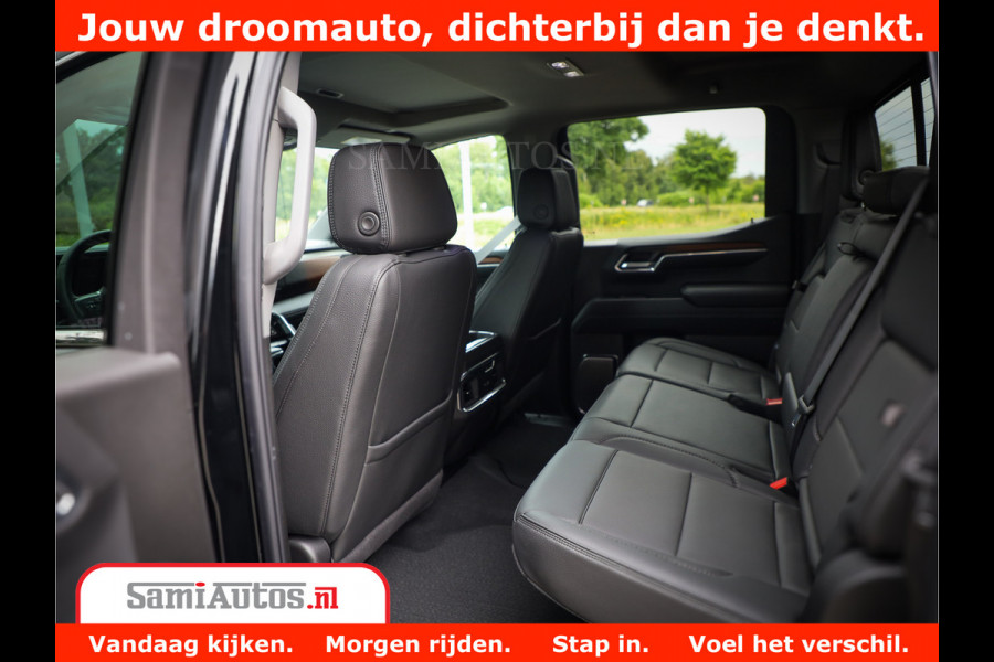 GMC Sierra DENALI | All-In Prijs | 6,2 V8 Full Option | De Meest Luxe Pick-Up in zijn Klasse | Comfortabele Dubbele Cabine met Royale 5 Zitplaatsen | BPM vrij | Nu Leverbaar uit Voorraad | Voorraad Nr 4420
