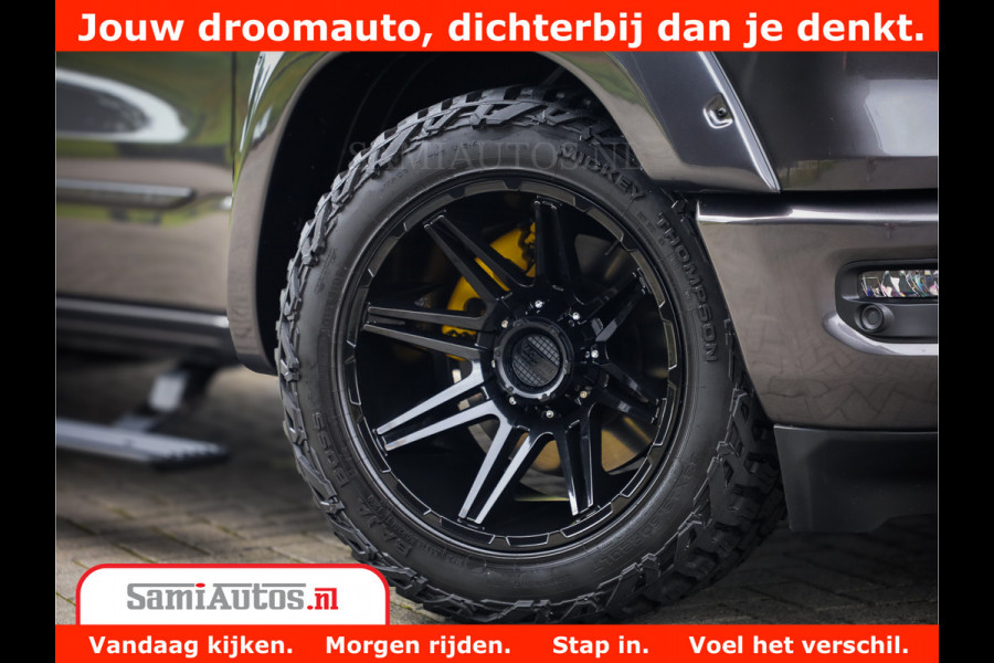 Dodge Ram 1500 LIMITED CUSTOM | FULL OPTION | LUCHT REMSYSTEEM | LUCHT VERING | 360 CAM | 200L LPG | PANORAMA | 4X4 V8 5.7 | 3500KG | MEMORY | WIDE BODYKIT | AMBILIGHT | MICKEY THOMPSON BANDEN |