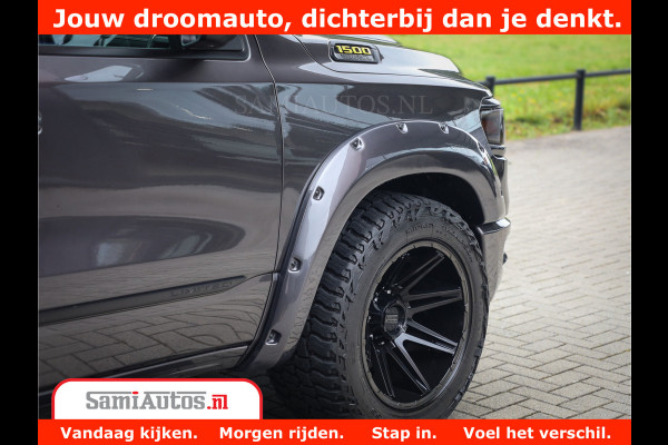 Dodge Ram 1500 LIMITED CUSTOM | FULL OPTION | LUCHT REMSYSTEEM | LUCHT VERING | 360 CAM | 200L LPG | PANORAMA | 4X4 V8 5.7 | 3500KG | MEMORY | WIDE BODYKIT | AMBILIGHT | MICKEY THOMPSON BANDEN |