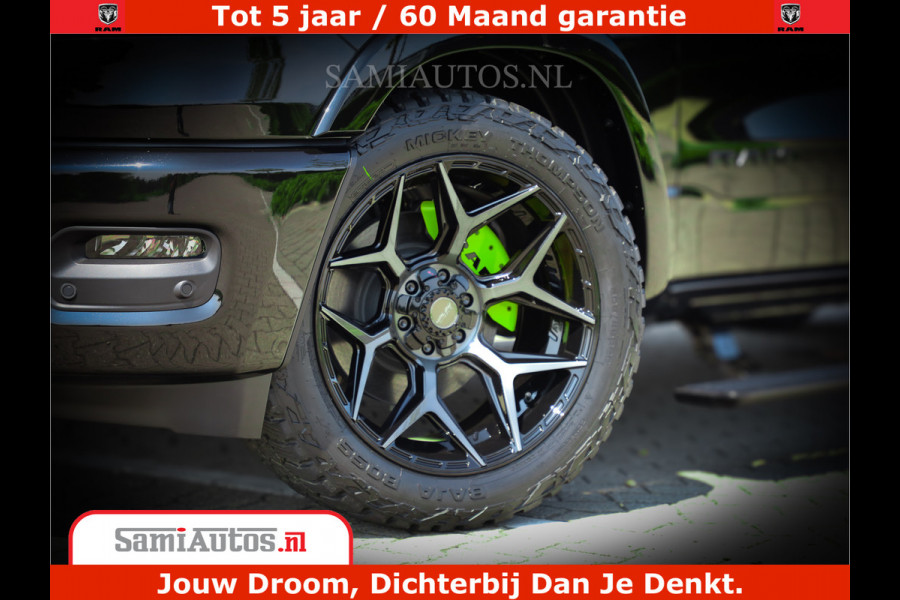 Dodge Ram 1500 Limited Night High Output 540HP 706Nm | Massage + Full Option | De Meest Luxe en Volle Pick-Up in zijn Klasse | Comfortabele Dubbele Cabine met Royale 5 Zitplaatsen | BPM vrij | Nu Leverbaar uit Voorraad | Voorraad Nr 2300 - 7689