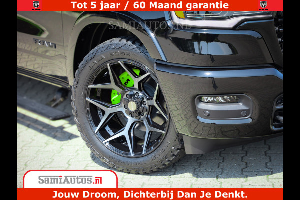 Dodge Ram 1500 Limited Night High Output 540HP 706Nm | Massage + Full Option | De Meest Luxe en Volle Pick-Up in zijn Klasse | Comfortabele Dubbele Cabine met Royale 5 Zitplaatsen | BPM vrij | Nu Leverbaar uit Voorraad | Voorraad Nr 2300 - 7689