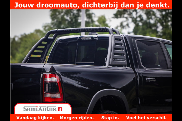 Dodge Ram 1500 REBEL TRX STYLE | BODY LIFT | RAM BAR | 4X4 | LPG | HUD HEADUP | DIGI CLUSTER | 360CAM | ADAPTIVE CRUISE | RAM BAR ROLLCOVER | Comfortabele Dubbele Cabine met Royale 5 Zitplaatsen |