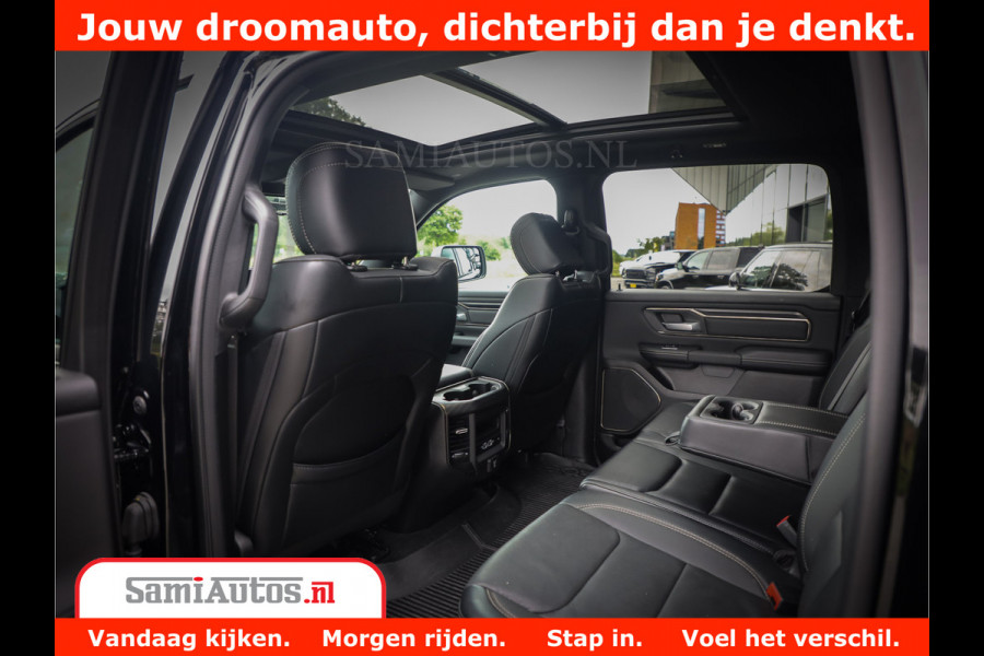 Dodge Ram 1500 REBEL TRX STYLE | BODY LIFT | RAM BAR | 4X4 | LPG | HUD HEADUP | DIGI CLUSTER | 360CAM | ADAPTIVE CRUISE | RAM BAR ROLLCOVER | Comfortabele Dubbele Cabine met Royale 5 Zitplaatsen |