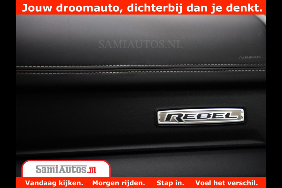 Dodge Ram 1500 REBEL TRX STYLE | BODY LIFT | RAM BAR | 4X4 | LPG | HUD HEADUP | DIGI CLUSTER | 360CAM | ADAPTIVE CRUISE | RAM BAR ROLLCOVER | Comfortabele Dubbele Cabine met Royale 5 Zitplaatsen |
