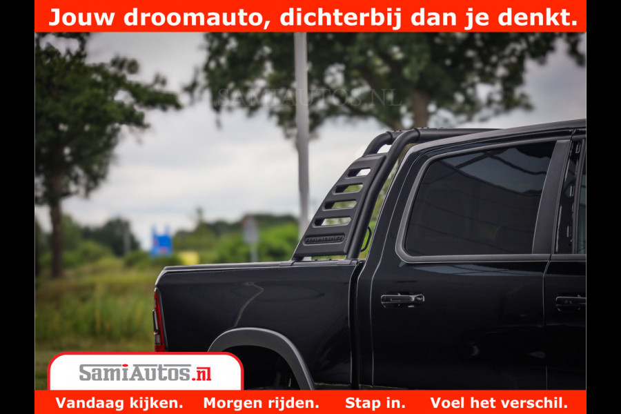 Dodge Ram 1500 REBEL TRX STYLE | BODY LIFT | RAM BAR | 4X4 | LPG | HUD HEADUP | DIGI CLUSTER | 360CAM | ADAPTIVE CRUISE | RAM BAR ROLLCOVER | Comfortabele Dubbele Cabine met Royale 5 Zitplaatsen |