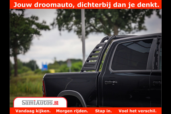 Dodge Ram 1500 REBEL TRX STYLE | BODY LIFT | RAM BAR | 4X4 | LPG | HUD HEADUP | DIGI CLUSTER | 360CAM | ADAPTIVE CRUISE | RAM BAR ROLLCOVER | Comfortabele Dubbele Cabine met Royale 5 Zitplaatsen |