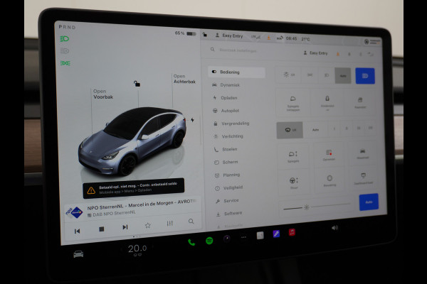 Tesla Model Y Performance 534pk 0-100 3,8 sec. AWD 78,1kWh Warmtepomp 21"Lmv FSD-Comp.3 AutoPilot Carbon-Spoiler Elekr.Achterklep AMD Ryzen-pr 3x Camera Navi Led ACC DAB Keyless en Interieur Pre-Heat/Cooling via App One-Pedal-Drive Rode Remklauwen Garantie op Accu 14-02-2032 max. 192.000km max. 250Kw laadvermogen 1.600KG Trekvermogen!