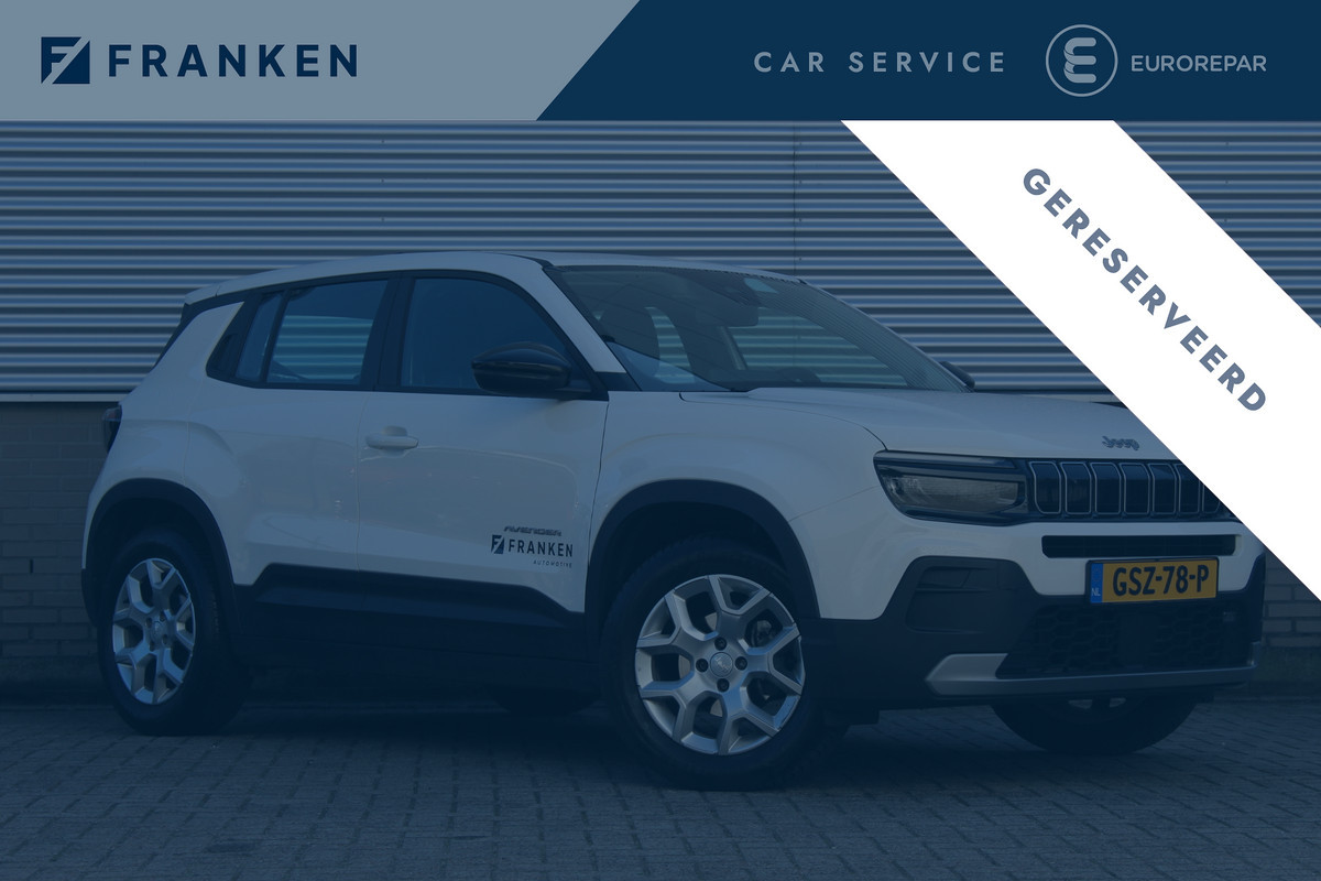 Jeep Avenger 1.2 Altitude | JBL | Navigatie | Adaptieve Cruise | Cruise | Stoelverwarming | Led Jeep Avenger 1.2 Altitude | JBL | Navigatie | Adaptieve Cruise | Cruise | Stoelverwarming | Led