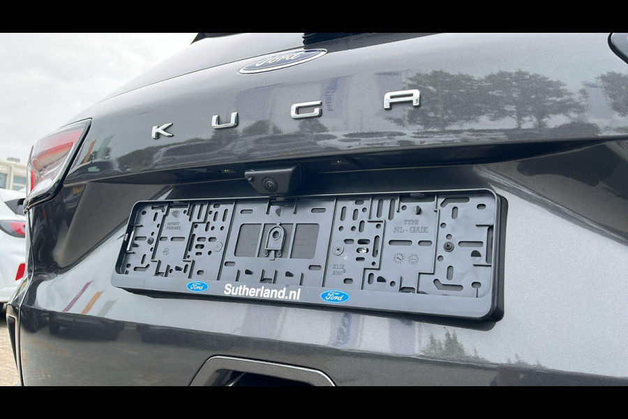 Ford Kuga 2.5 PHEV Titanium X Zuid | Weg/Uitklapbare Trekhaak (Elektrisch bedienbaar) | Adaptive cruise control | Winter Pack | Dodehoeksensoren | Bang&Olufsen | Head up Display | Half leder bekleding | 1.500 kg trekgewicht