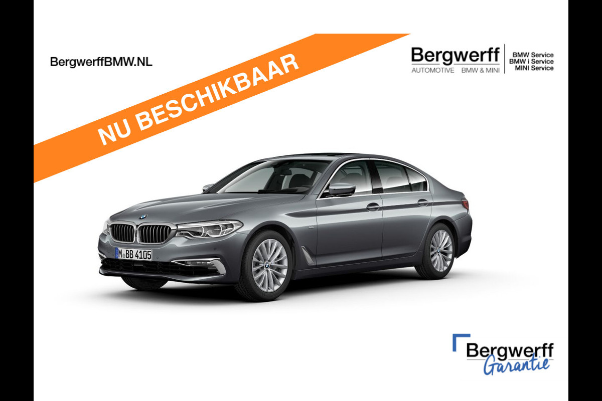 BMW 5 Serie 540i Luxury Line - Dak - Adaptive Drive - Head-Up - ACC - Standkachel - Harman Kardon