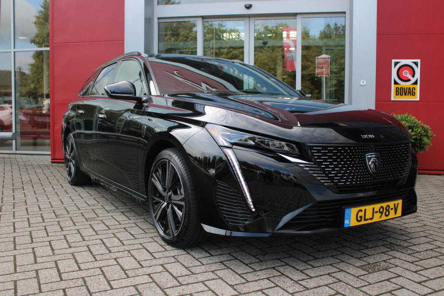 Peugeot 308 SW 1.2 MILD HYBRID 145PK DCS6 GT | ELEKTRISCHE STOEL MET GEHEUGEN FUNCTIE | STOEL VERWARMING | ELEKTRISCHE ACHTERKLEP | 360° CAMERA | KEYLESS ENTRY/START | ADAPTIVE CRUISE CONTROL | 19" LICHTMETALEN VELGEN | DRAADLOZE TELEFOONLADER | DRAADLOZE APPLE CARPLAY/ANDROID AUTO | NAVIGATIE | ALCANTARA BEKLEDING | DAB+ RADIO | DODEHOEK DETECTIE |