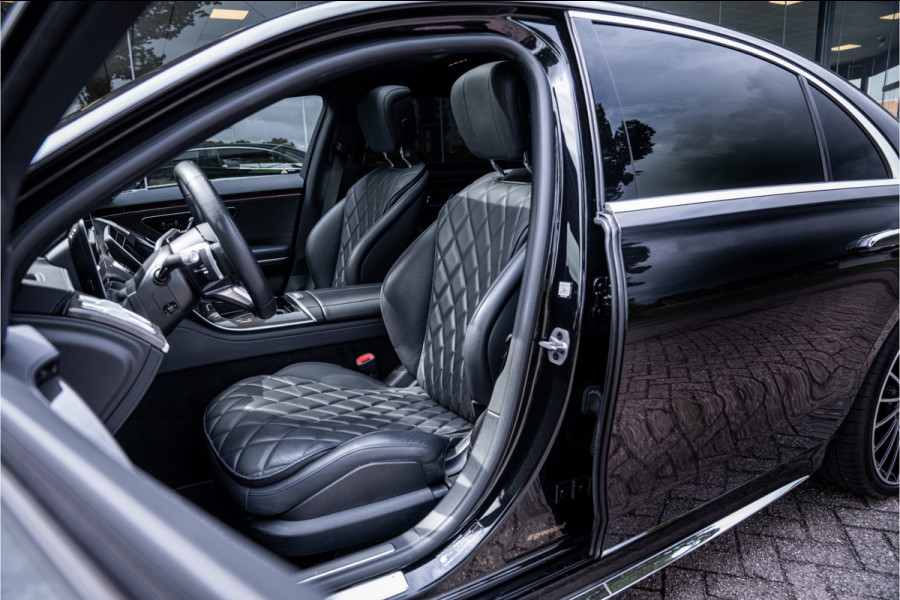 Mercedes-Benz S-Klasse 500 4MATIC Lang AMG Line ** Achterasbesturing ** Panodak ** HUD ** Burmester Premium Plus ** 21inch ** Ventilatie ** Massage