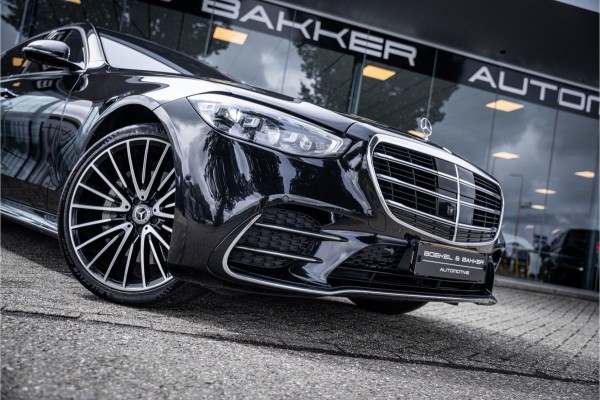 Mercedes-Benz S-Klasse 500 4MATIC Lang AMG Line ** Achterasbesturing ** Panodak ** HUD ** Burmester Premium Plus ** 21inch ** Ventilatie ** Massage