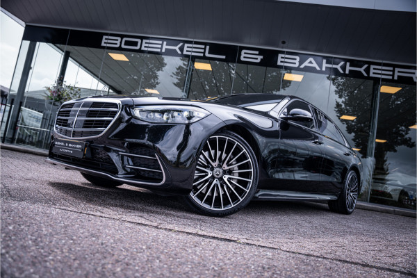 Mercedes-Benz S-Klasse 500 4MATIC Lang AMG Line ** Achterasbesturing ** Panodak ** HUD ** Burmester Premium Plus ** 21inch ** Ventilatie ** Massage