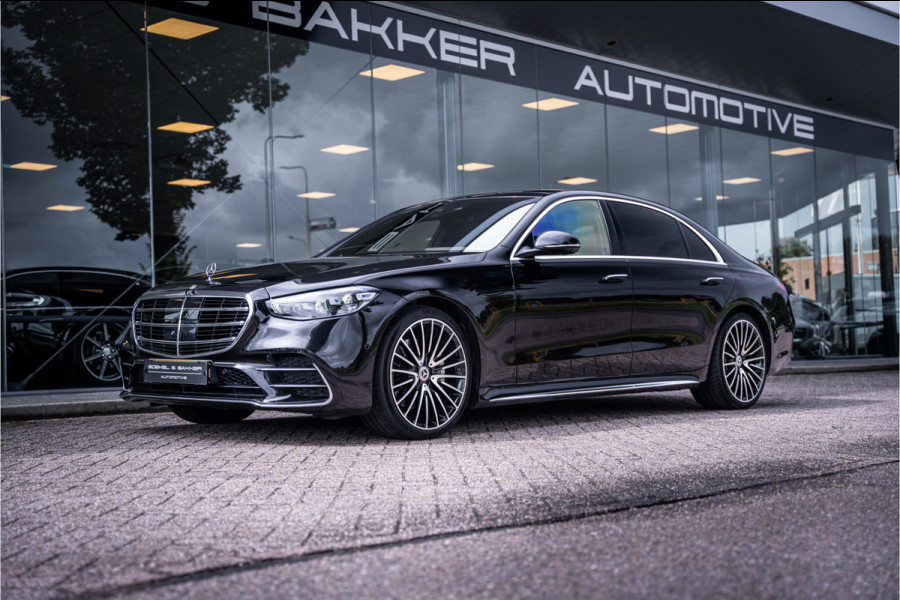 Mercedes-Benz S-Klasse 500 4MATIC Lang AMG Line ** Achterasbesturing ** Panodak ** HUD ** Burmester Premium Plus ** 21inch ** Ventilatie ** Massage