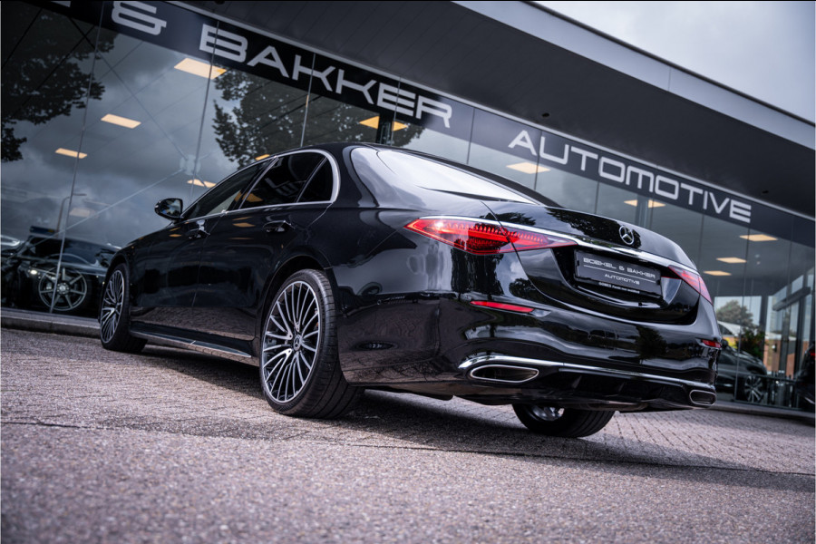 Mercedes-Benz S-Klasse 500 4MATIC Lang AMG Line ** Achterasbesturing ** Panodak ** HUD ** Burmester Premium Plus ** 21inch ** Ventilatie ** Massage
