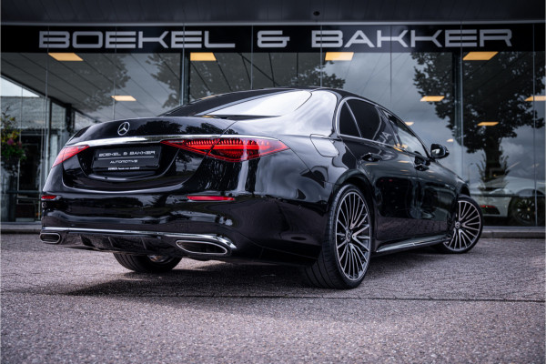 Mercedes-Benz S-Klasse 500 4MATIC Lang AMG Line ** Achterasbesturing ** Panodak ** HUD ** Burmester Premium Plus ** 21inch ** Ventilatie ** Massage