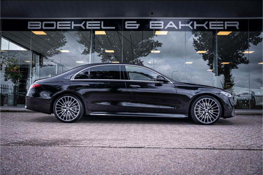 Mercedes-Benz S-Klasse 500 4MATIC Lang AMG Line ** Achterasbesturing ** Panodak ** HUD ** Burmester Premium Plus ** 21inch ** Ventilatie ** Massage