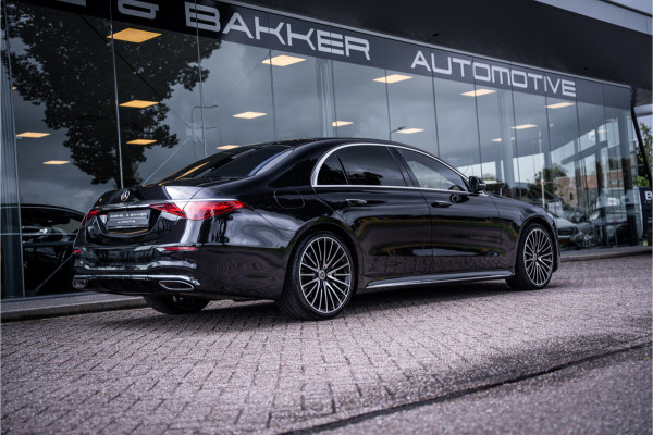 Mercedes-Benz S-Klasse 500 4MATIC Lang AMG Line ** Achterasbesturing ** Panodak ** HUD ** Burmester Premium Plus ** 21inch ** Ventilatie ** Massage