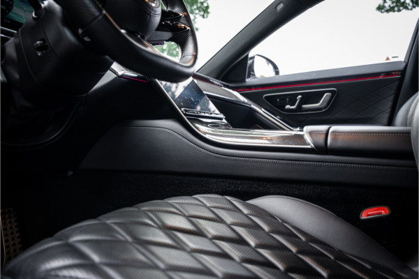 Mercedes-Benz S-Klasse 500 4MATIC Lang AMG Line ** Achterasbesturing ** Panodak ** HUD ** Burmester Premium Plus ** 21inch ** Ventilatie ** Massage