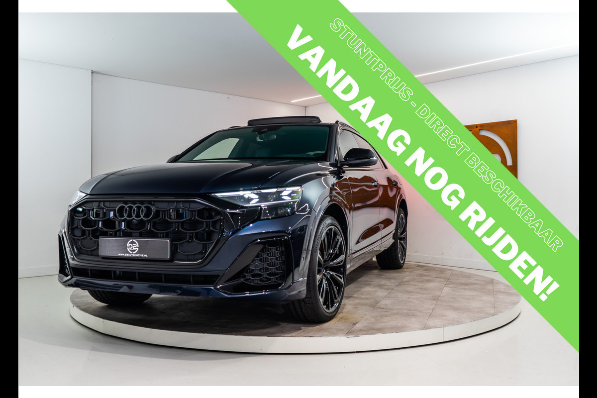 Audi Q8 60 TFSI E Quattro S-Edition Competition 490PK FACELIFT | 2025 DIRECT LEVERBAAR | 5 Jaar Garantie | BOMVOL! Audi Q8 60 TFSI E Quattro S-Edition Competition 490PK FACELIFT | 2025 DIRECT LEVERBAAR | 5 Jaar Garantie | BOMVOL!