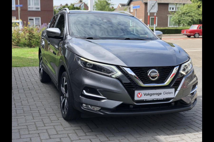 Nissan QASHQAI 1.2 DIG-T Tekna+ | Eerste eigenaar, Trekhaak, Bose, 360 Camera, Leer, Stoelverwarming, LED, Panoramadak, Navigatie