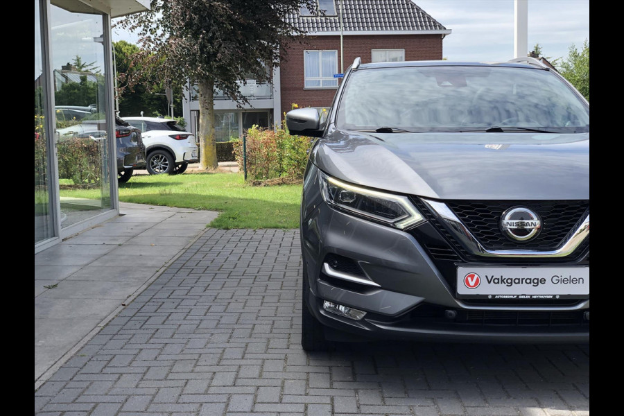 Nissan QASHQAI 1.2 DIG-T Tekna+ | Eerste eigenaar, Trekhaak, Bose, 360 Camera, Leer, Stoelverwarming, LED, Panoramadak, Navigatie