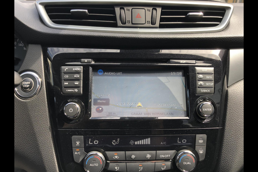 Nissan QASHQAI 1.2 DIG-T Tekna+ | Eerste eigenaar, Trekhaak, Bose, 360 Camera, Leer, Stoelverwarming, LED, Panoramadak, Navigatie