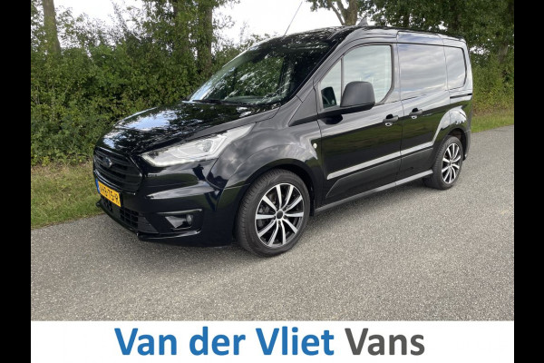 Ford Transit Connect 1.5 E6 120pk Automaat Limited 3-zits BPM Vrij! Lease €296 p/m, Airco Climatronic, Parkeersensoren, Navigatie + Camera, Led koplampen, Trekhaak.