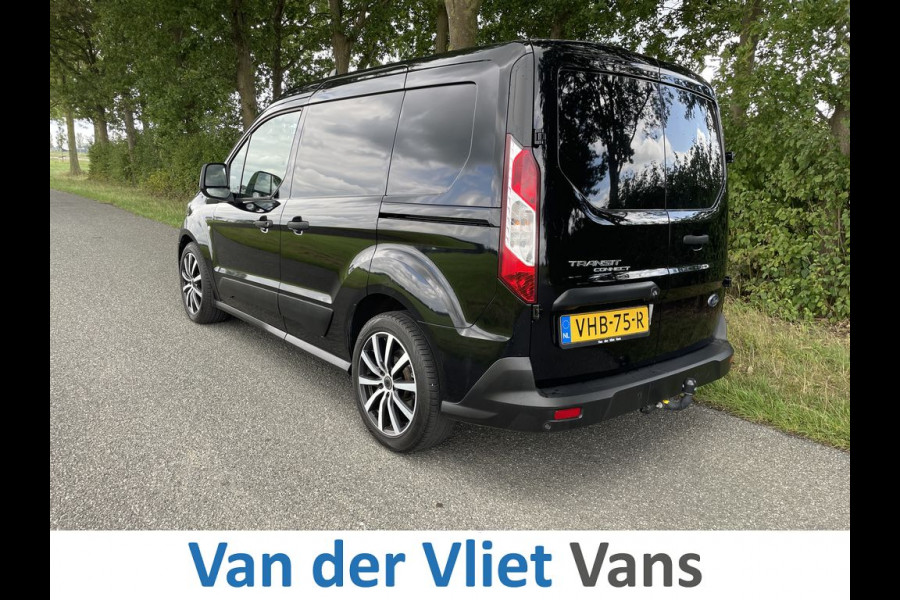Ford Transit Connect 1.5 E6 120pk Automaat Limited 3-zits BPM Vrij! Lease €296 p/m, Airco Climatronic, Parkeersensoren, Navigatie + Camera, Led koplampen, Trekhaak.