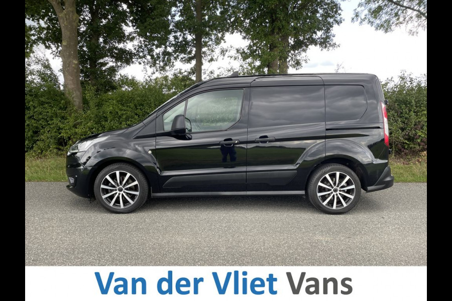 Ford Transit Connect 1.5 E6 120pk Automaat Limited 3-zits BPM Vrij! Lease €296 p/m, Airco Climatronic, Parkeersensoren, Navigatie + Camera, Led koplampen, Trekhaak.