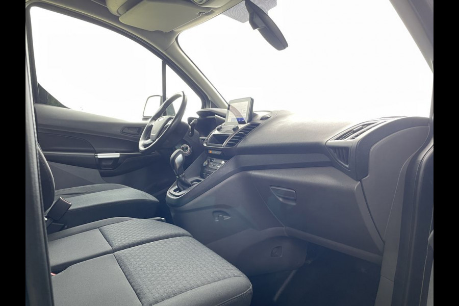 Ford Transit Connect 1.5 E6 120pk Automaat Limited 3-zits BPM Vrij! Lease €296 p/m, Airco Climatronic, Parkeersensoren, Navigatie + Camera, Led koplampen, Trekhaak.