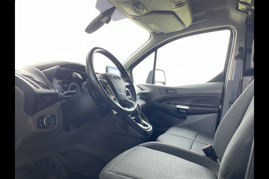 Ford Transit Connect 1.5 E6 120pk Automaat Limited 3-zits BPM Vrij! Lease €296 p/m, Airco Climatronic, Parkeersensoren, Navigatie + Camera, Led koplampen, Trekhaak.