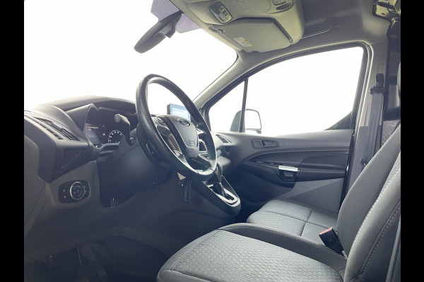 Ford Transit Connect 1.5 E6 120pk Automaat Limited 3-zits BPM Vrij! Lease €296 p/m, Airco Climatronic, Parkeersensoren, Navigatie + Camera, Led koplampen, Trekhaak.