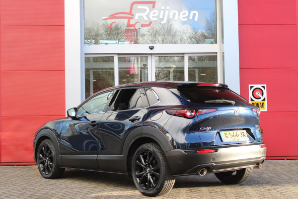 Mazda CX-30 2.0 e-SkyActiv-X MILD Hybrid 187PK HOMURA | DRAADLOOS APPLE CARPLAY/ANDROID AUTO | FULL LED KOPLAMPEN | DAB+ RADIO | CLIMATE CONTROL | STOEL VERWARMING | ADAPTIVE CRUISE CONTROL | LICHTMETALEN VELGEN BLACK | ALL SEASON BANDEN | DODEHOEK DETECTIE | ELEKTRISCHE ACHTERKLEP | STOEL VERWARMING |