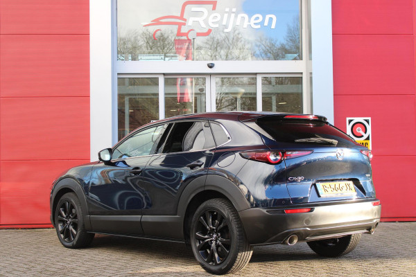 Mazda CX-30 2.0 e-SkyActiv-X MILD Hybrid 187PK HOMURA | DRAADLOOS APPLE CARPLAY/ANDROID AUTO | FULL LED KOPLAMPEN | DAB+ RADIO | CLIMATE CONTROL | STOEL VERWARMING | ADAPTIVE CRUISE CONTROL | LICHTMETALEN VELGEN BLACK | ALL SEASON BANDEN | DODEHOEK DETECTIE | ELEKTRISCHE ACHTERKLEP | STOEL VERWARMING |