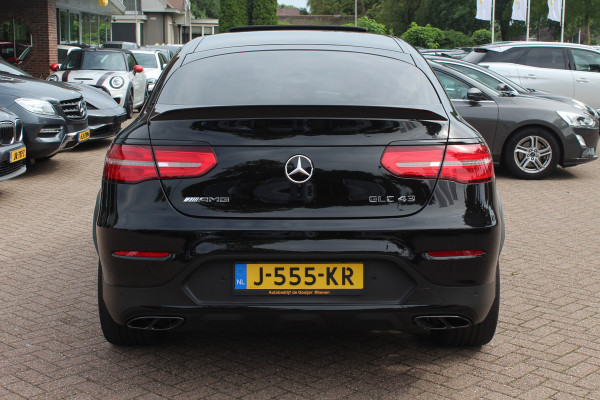 Mercedes-Benz GLC Coupé AMG 43 4MATIC / Schuifdak / 360Camera / Head-up / Burmester / Carbon intr. / 21'' / Memory seats / Keyless / Treeplanken / LED / Dodehoek / DAB / Stoelverwarming / ACC