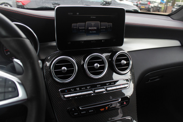Mercedes-Benz GLC Coupé AMG 43 4MATIC / Schuifdak / 360Camera / Head-up / Burmester / Carbon intr. / 21'' / Memory seats / Keyless / Treeplanken / LED / Dodehoek / DAB / Stoelverwarming / ACC