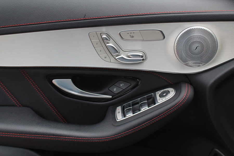 Mercedes-Benz GLC Coupé AMG 43 4MATIC / Schuifdak / 360Camera / Head-up / Burmester / Carbon intr. / 21'' / Memory seats / Keyless / Treeplanken / LED / Dodehoek / DAB / Stoelverwarming / ACC