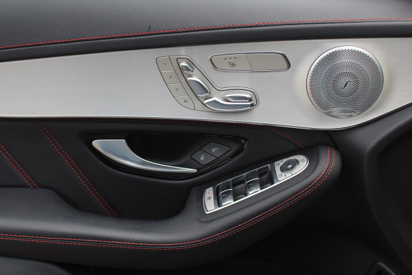 Mercedes-Benz GLC Coupé AMG 43 4MATIC / Schuifdak / 360Camera / Head-up / Burmester / Carbon intr. / 21'' / Memory seats / Keyless / Treeplanken / LED / Dodehoek / DAB / Stoelverwarming / ACC