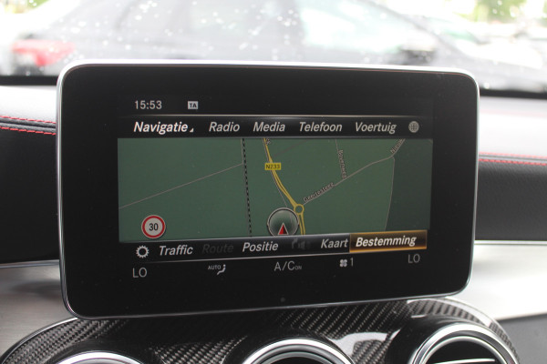 Mercedes-Benz GLC Coupé AMG 43 4MATIC / Schuifdak / 360Camera / Head-up / Burmester / Carbon intr. / 21'' / Memory seats / Keyless / Treeplanken / LED / Dodehoek / DAB / Stoelverwarming / ACC