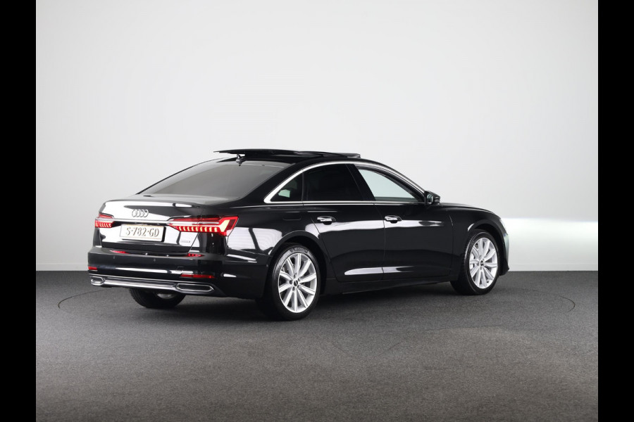 Audi A6 Limousine 50 TFSI e quattro Business edition 300 pk Audi A6 50 TFSI e quattro Business edition 300 pk Automaat (S-Tronic) | Panoramadak | Navigatie | Head-up display | Rondomzicht camera |