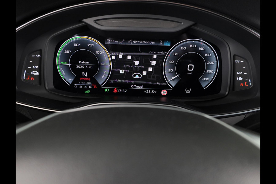 Audi A6 Limousine 50 TFSI e quattro Business edition 300 pk Audi A6 50 TFSI e quattro Business edition 300 pk Automaat (S-Tronic) | Panoramadak | Navigatie | Head-up display | Rondomzicht camera |
